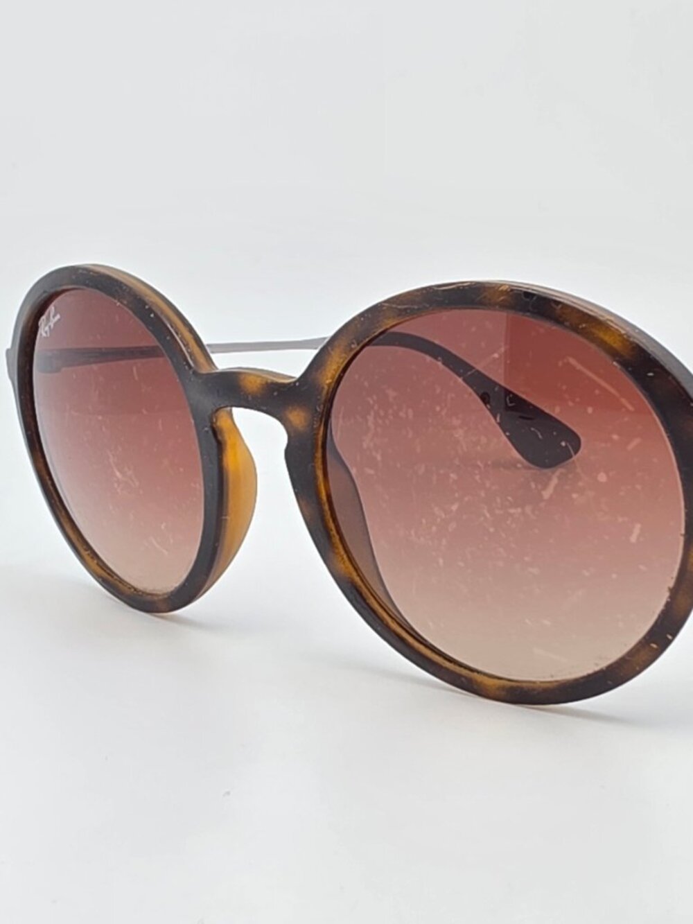 Ray-Ban RB4222 865/13 Matte Havana Frame Brown Gradient Lens Sunglasses Italy